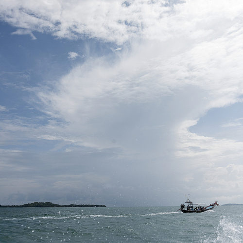 Boat in sea, Koh Samui, Surat Thani Province, Thailand