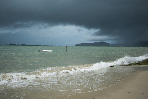 Storm clouds over the sea, Koh Samui, Surat Thani Province, Thailand