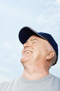 Man laughing
