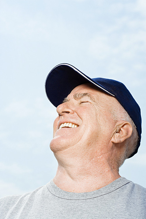 Man laughing