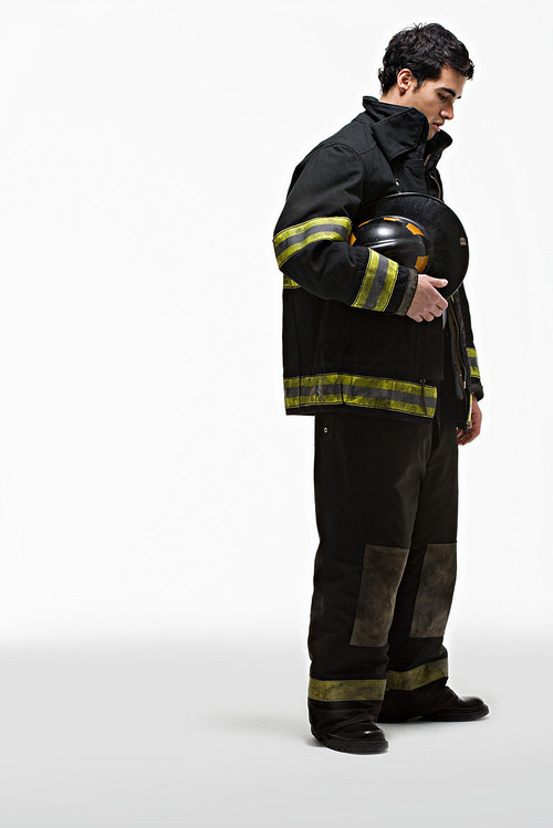Portrait of a firefighter