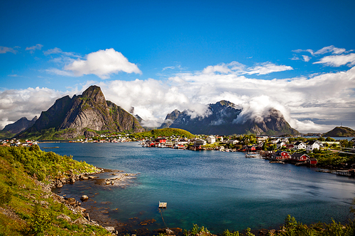 Beautiful Nature Norway natural landscape.