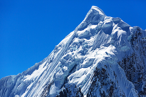 Beautiful mountains landscapes in Cordillera Huayhuash, Peru, South America