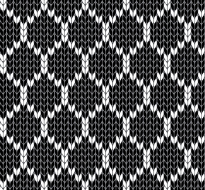 Knit grid vector illustration