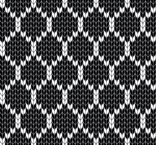 Knit grid vector illustration