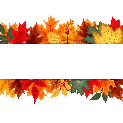 Abstract Vector Illustration Background with Falling Autumn Leaves. EPS10
