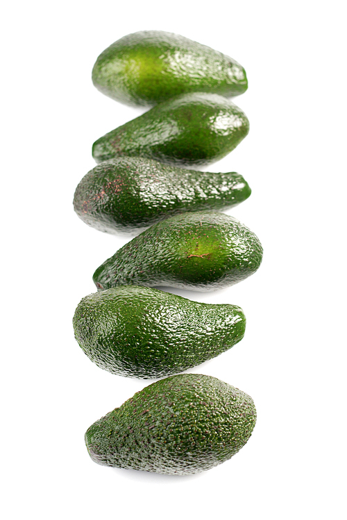 Avocado on white background - studio shot