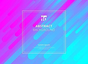 Abstract colorful geometric dynamic shapes background with white frame space for text. Vector illustration