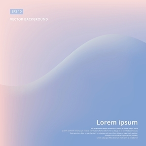 abstract blurred background pink and blue pastel color vector copy space