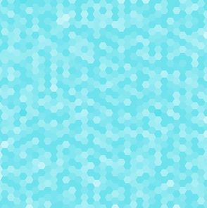 Abstract blue hexagonal pattern. Geometric mosaic background with hexagon element. Vector illustration