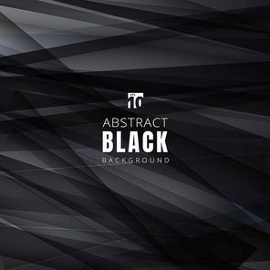 Template black shapes triangles overlapping with shadow background and texture. Vector illustration