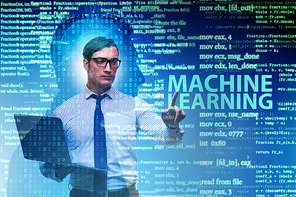 Machine learning concept as modern technology