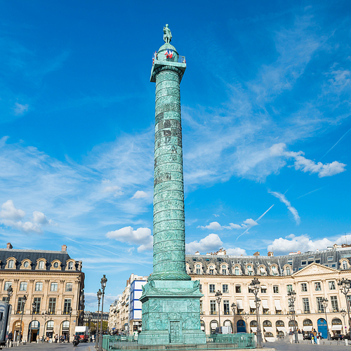 Place de la Concorde with obelisk in Paris, France