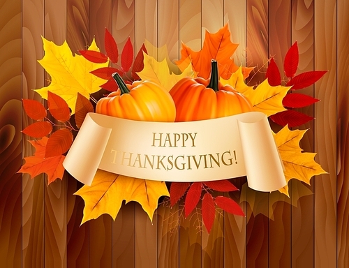 Thanksgiving background. Vector illustration