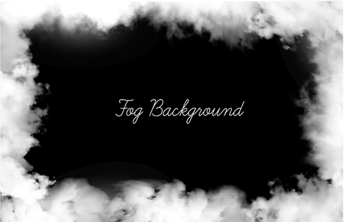 Abstract fog background with copy space. Vector illustration.