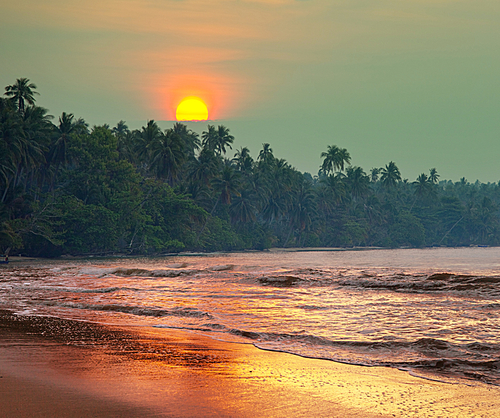 Serenity on the tropical beach