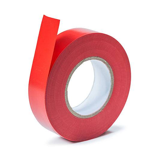 insulation tape roll isolated on white
