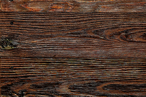 Vintage brown wooden backdrop top view.