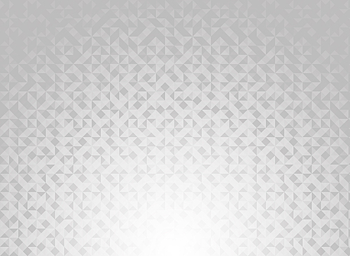 Abstract white and gray gradient color geometric triangles pattern background and texture technology concept. Vector illustration