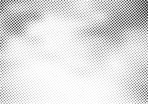 Abstract halftone background and grunge texture fade dotted gradient on white background. Vector illustration
