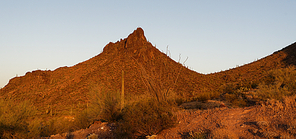 Picacho Peak State Park, Arizona at sunset