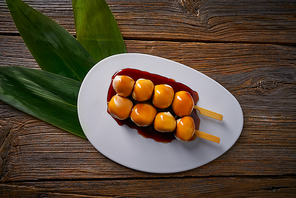 asian glutinous cake sticky dumplings vietnamese banh it tran mochi
