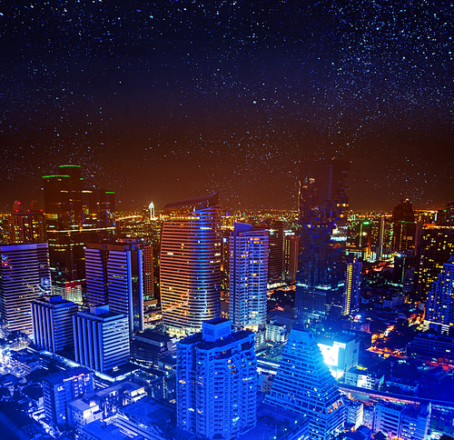 Bangkok cityscape in asian city
