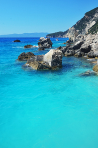 Summer Seascape in Lefkada, Greece