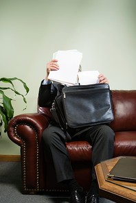Man with paperwork