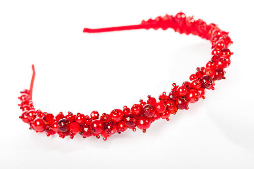 One red jewelry headbands for female hair