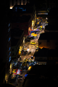 night street city top view