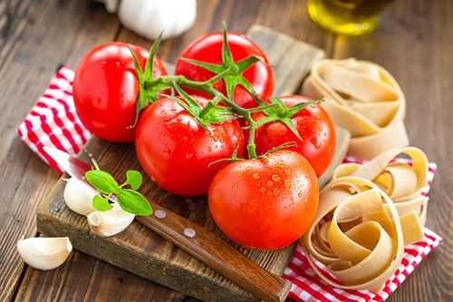 Tomatoes and pasta