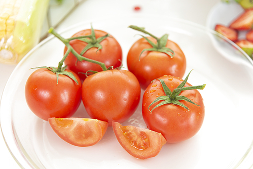 fresh red tomato