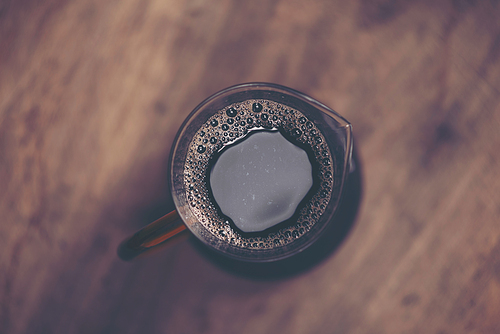 black coffee set, dark coffee filter