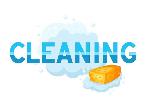 Housekeeping cleaning background. Illustration for service, design and advertising.