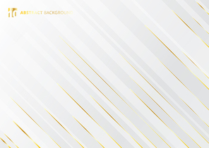 Abstract geometric gold gradient bright color shiny motion diagonally white background luxury style. Template for brochure, , ad, magazine, poster, website, magazine, leaflet, annual report. Vector corporate design