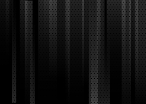Abstract black geometric vertical with dots pattern background and texture. Vector illustration