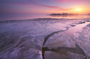 Icy morning. inter nature composition. Composition of nature.