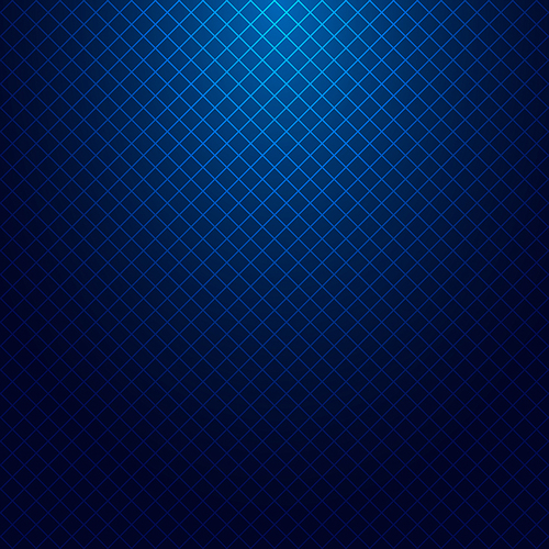 Grid lines pattern on dark blue background and texture with lighting effect. Studio room with light. Vector illustration