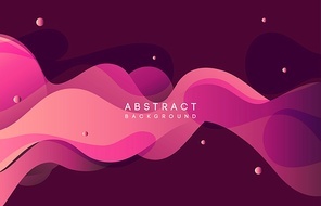 Moving colorful abstract background. Dynamic Effect. Vector Illustration. Design Template for poster and cover.