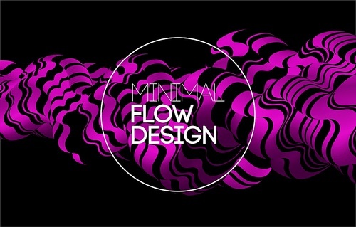 Modern color abstract design background, Colorful Flow motion style. Distort stripe. 3D purple fluid