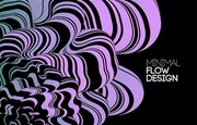 Modern color abstract design background, Colorful Flow motion style. Distort stripe. 3D purple fluid