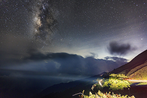 Milky way in Hehuan Mountain