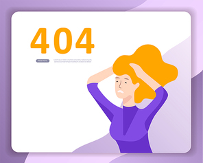 Landing page templates Error page illustration with People characters and cat. Page not found. Vector concept illustration for 404 error with Funny cartoon workers