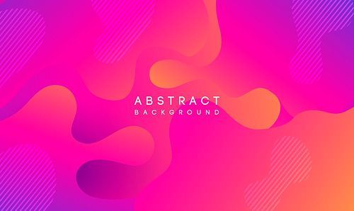 Moving colorful abstract background. Dynamic Effect. Vector Illustration. Design Template for poster and cover.