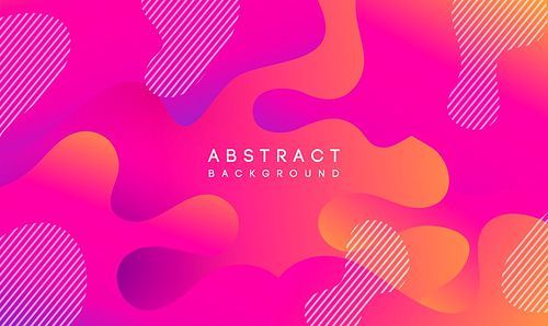 Moving colorful abstract background. Dynamic Effect. Vector Illustration. Design Template for poster and cover.