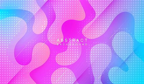 Moving colorful abstract background. Dynamic Effect. Vector Illustration. Minimal Design Template for poster. cover and landing page