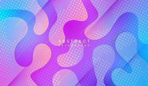 Moving colorful abstract background. Dynamic Effect. Vector Illustration. Minimal Design Template for poster. cover and landing page