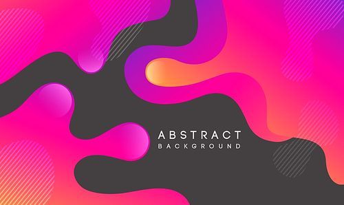 Moving colorful abstract background. Dynamic Effect. Vector Illustration. Design Template for poster and cover.