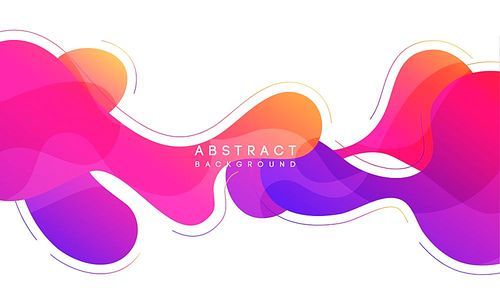 Moving colorful abstract background. Dynamic Effect. Vector Illustration. Design Template for poster and cover.